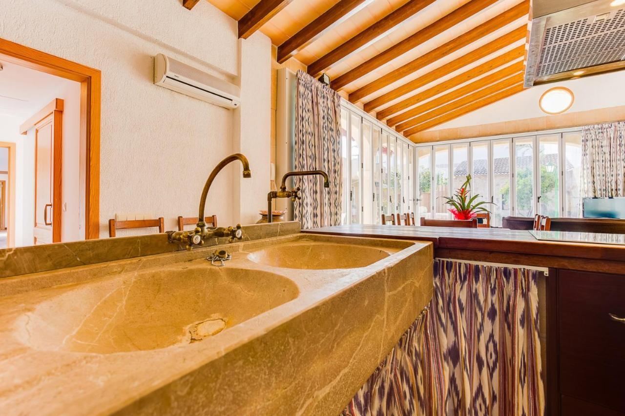 Villa Ca Na Pessina Sa Pobla Exteriör bild